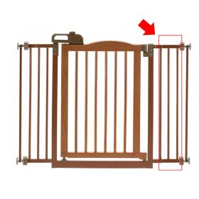 One-Touch Gate II Extension in Brown