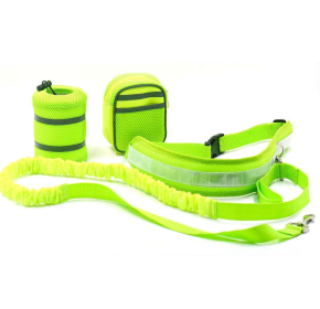 Adjustable Hands Free Dog Leash (Option: Green-Q1set)